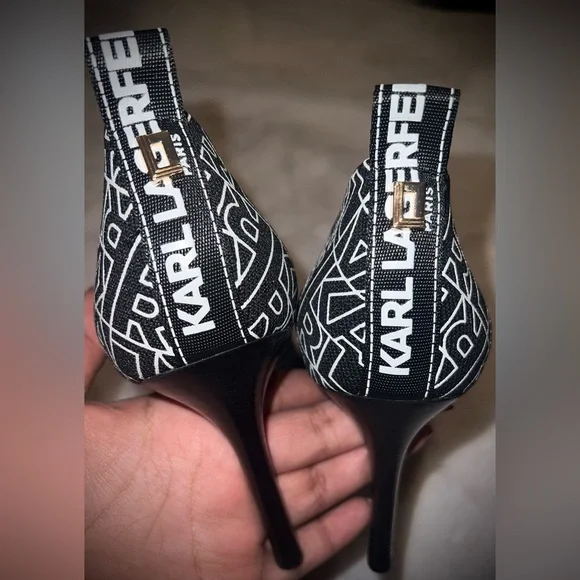 Karl Lagerfeld Royale Pointed Toe Pump - Picture 9 of 11